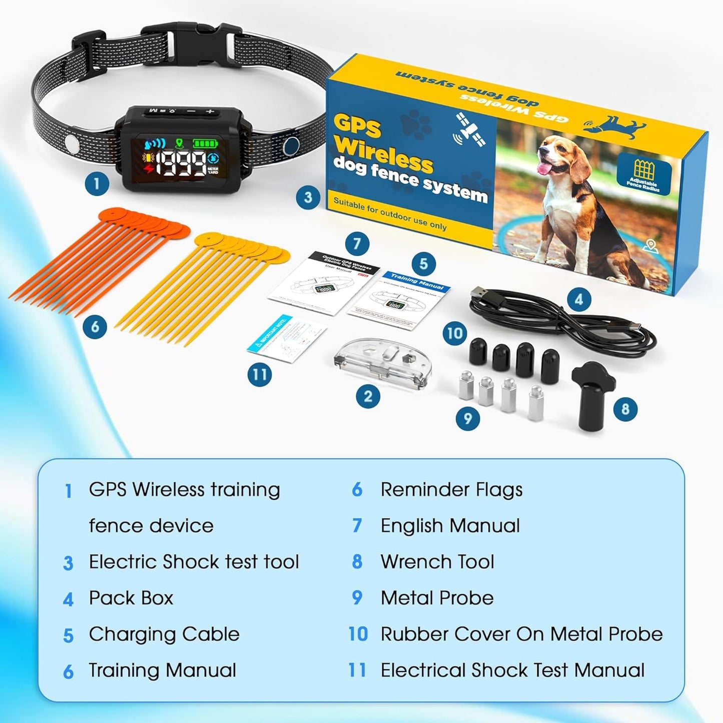 GPS Electric Wireless Dog Fence System