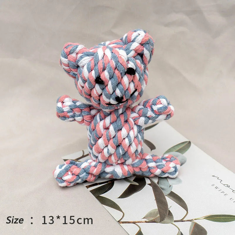 Bite-Resistant Rope Knot Ball Toy