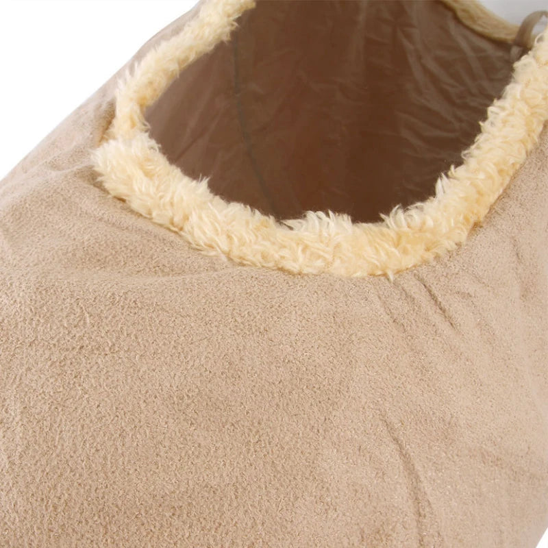 Plush Suede Cat Tunnel