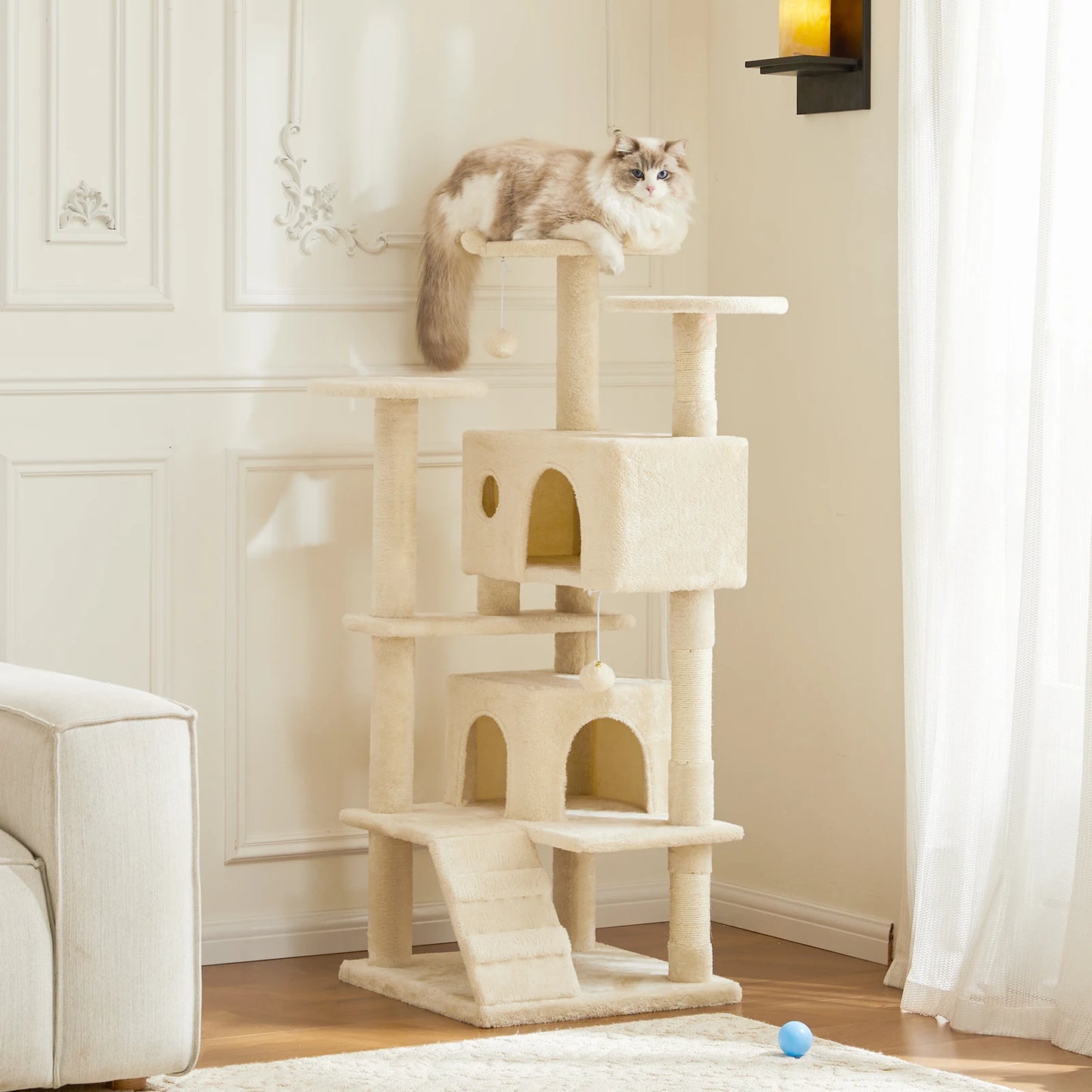 Multi-Level Cat Tree Tower for Indoor Cats