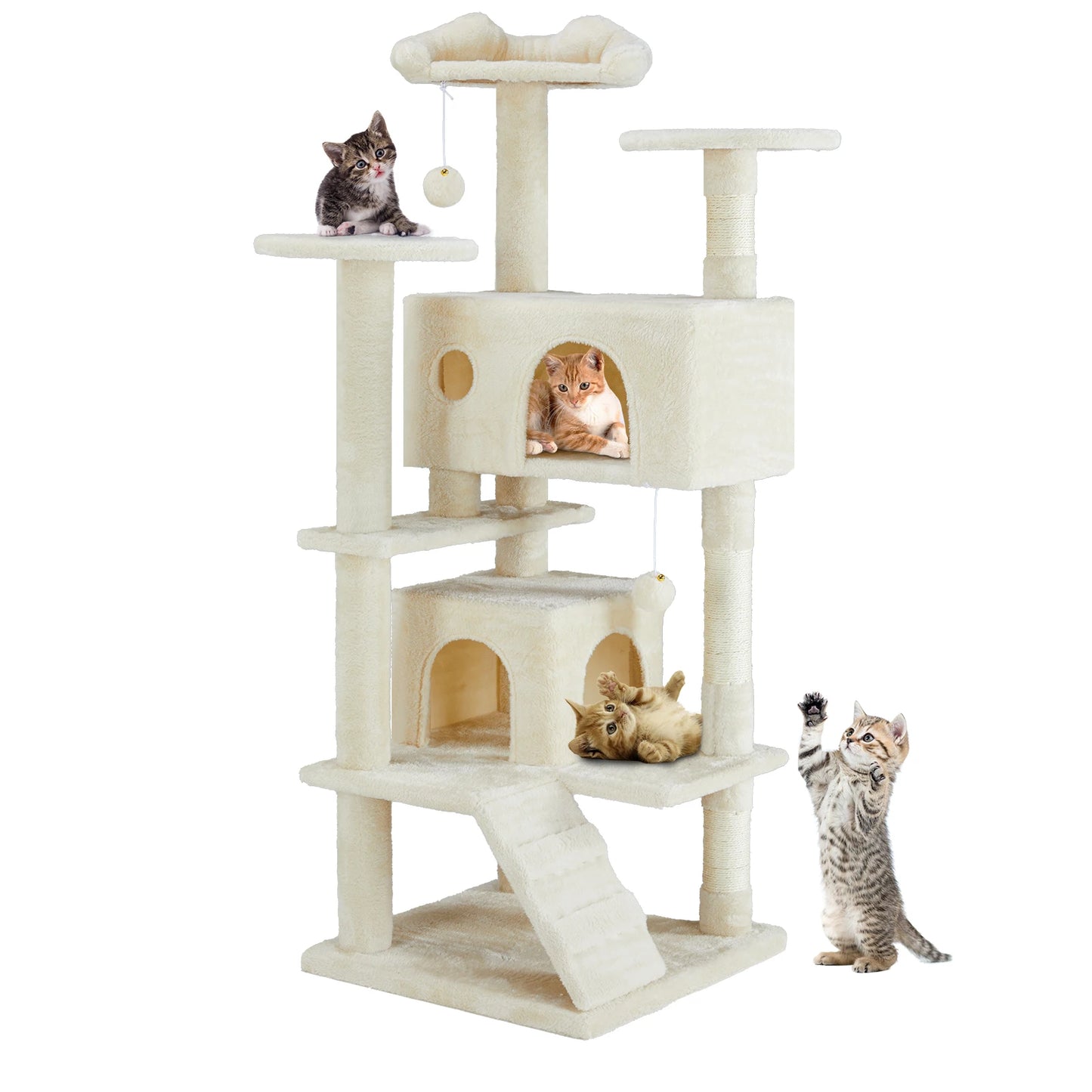 Multi-Level Cat Tree Tower for Indoor Cats