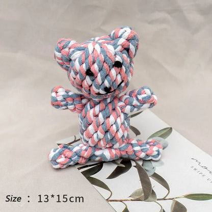 Bite-Resistant Rope Knot Ball Toy