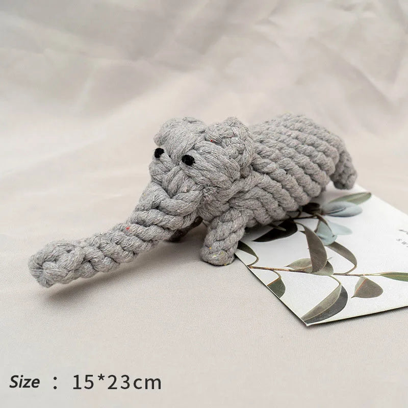 Bite-Resistant Rope Knot Ball Toy
