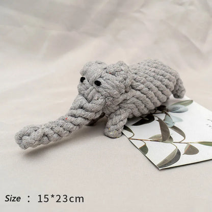 Bite-Resistant Rope Knot Ball Toy