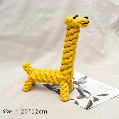 Bite-Resistant Rope Knot Ball Toy