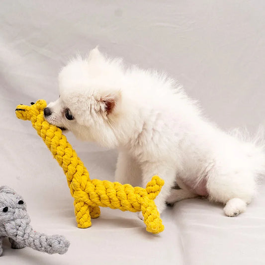 Bite-Resistant Rope Knot Ball Toy