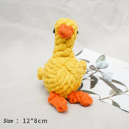Bite-Resistant Rope Knot Ball Toy