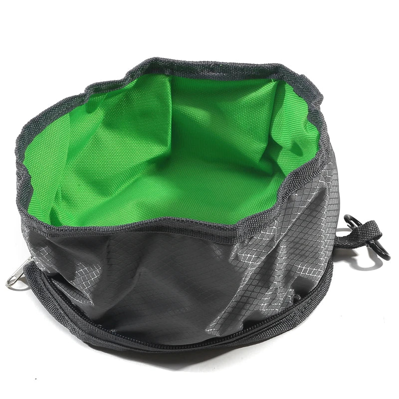 Portable Collapsible Pet Water & Food Feeder Bowl