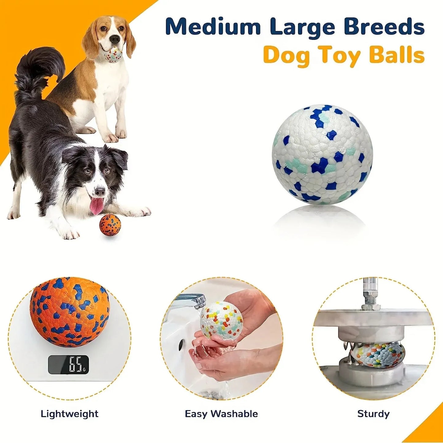 Durable Crew Ball Dog Toy