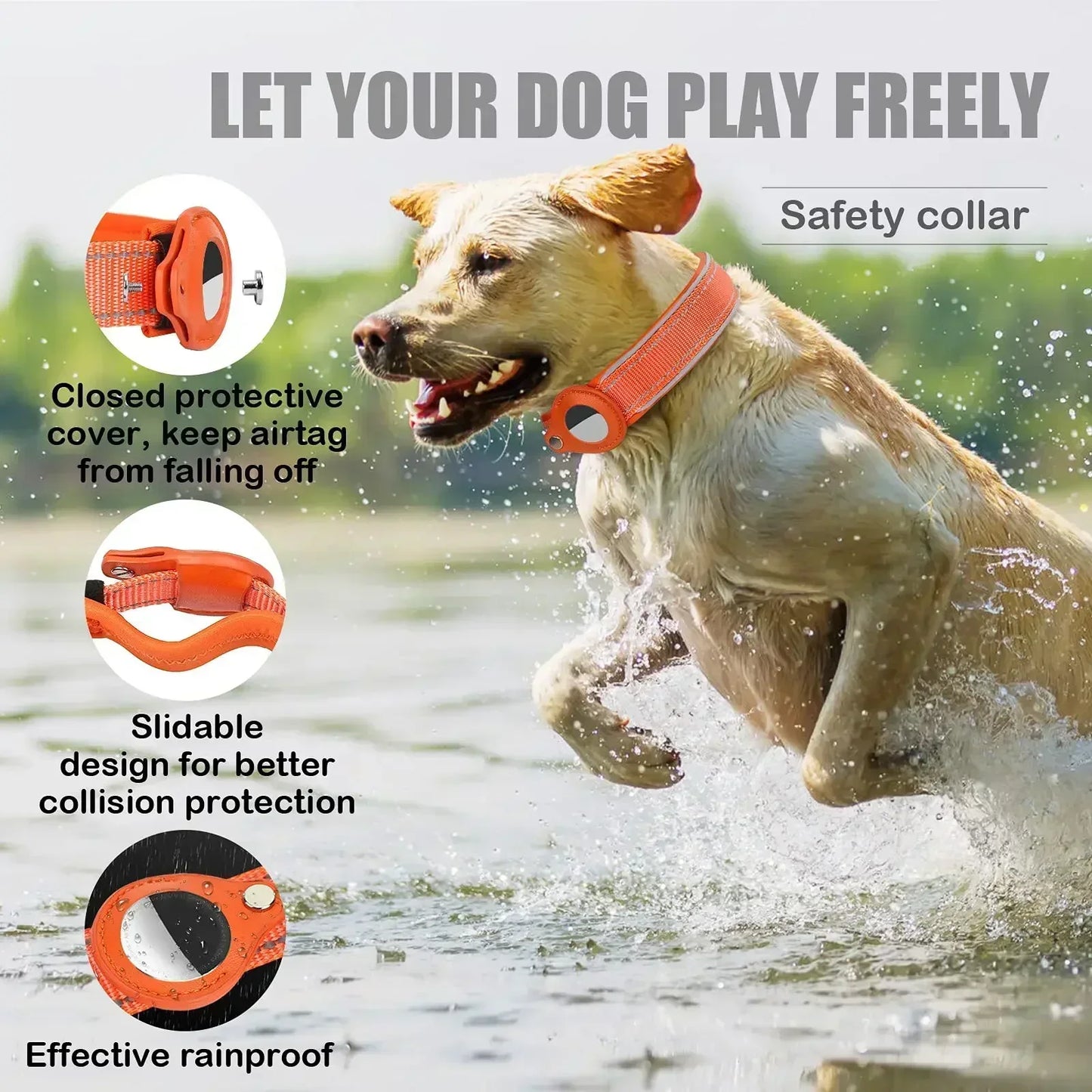 Anti-Lost Reflective Dog Collar