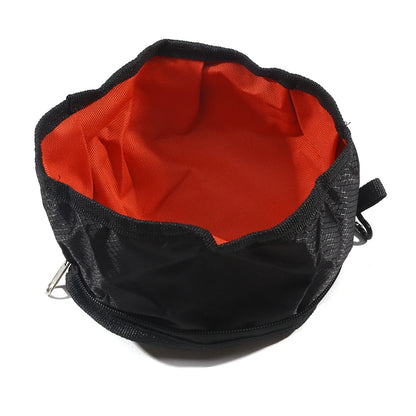 Portable Collapsible Pet Water & Food Feeder Bowl